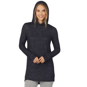 NWT Cuddl Duds SoftKnit Long Sleeve Tunic Hoodie  Size S